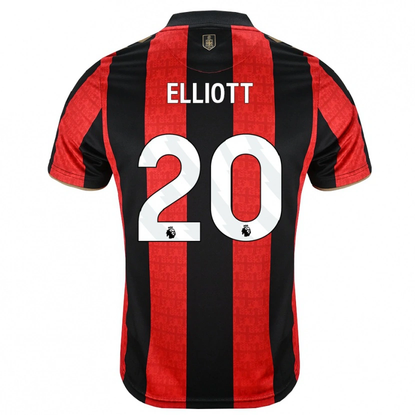 Danxen Kobiety Kaitlyn Elliott #20 Złoty Czerwony Czarny Domowa Koszulka 2026/27 Koszulki Klubowe