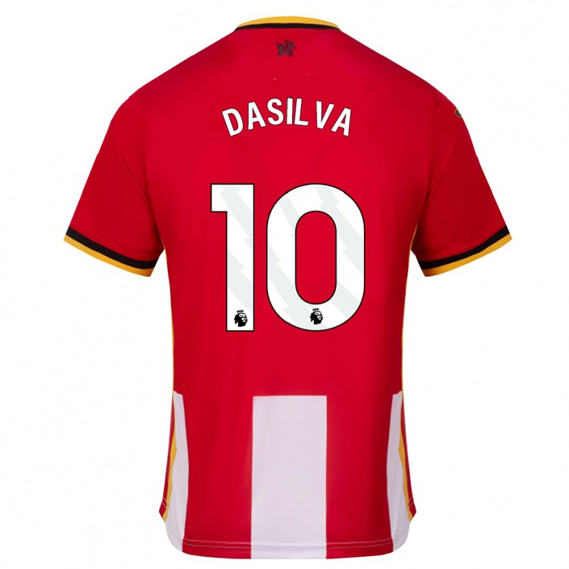 Danxen Kobiety Josh Dasilva #10 Żółty Czarny Czerwony Domowa Koszulka 2026/27 Koszulki Klubowe