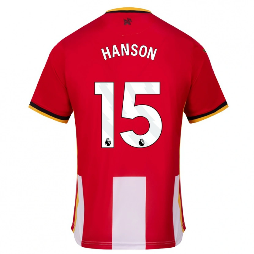 Danxen Kobiety Jacob Hanson #15 Żółty Czarny Czerwony Domowa Koszulka 2026/27 Koszulki Klubowe