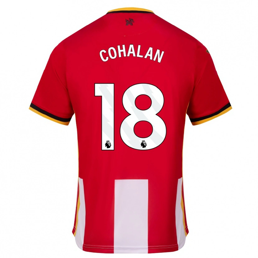 Danxen Kobiety Chris Cohalan #18 Żółty Czarny Czerwony Domowa Koszulka 2026/27 Koszulki Klubowe