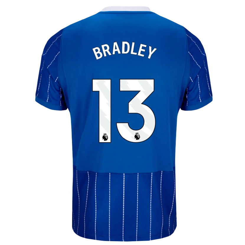 Danxen Kobiety Cash Bradley #13 Średni Niebieski Biały Domowa Koszulka 2026/27 Koszulki Klubowe