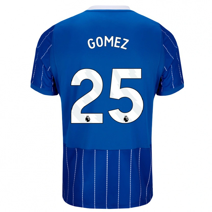 Danxen Kobiety Diego Gómez #25 Średni Niebieski Biały Domowa Koszulka 2026/27 Koszulki Klubowe