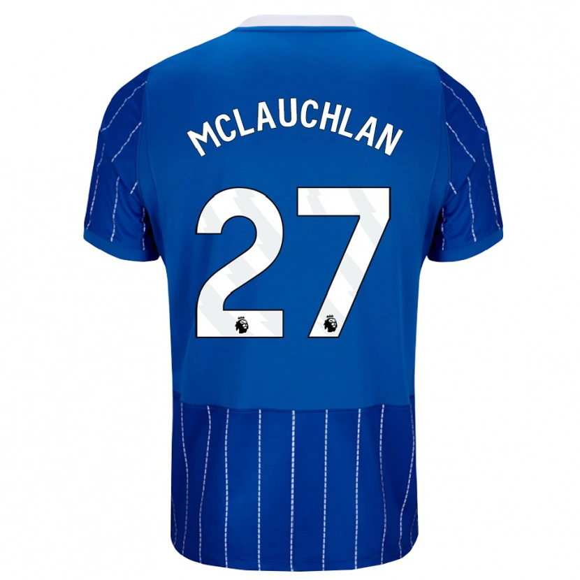 Danxen Kobiety Rachel Mclauchlan #27 Średni Niebieski Biały Domowa Koszulka 2026/27 Koszulki Klubowe