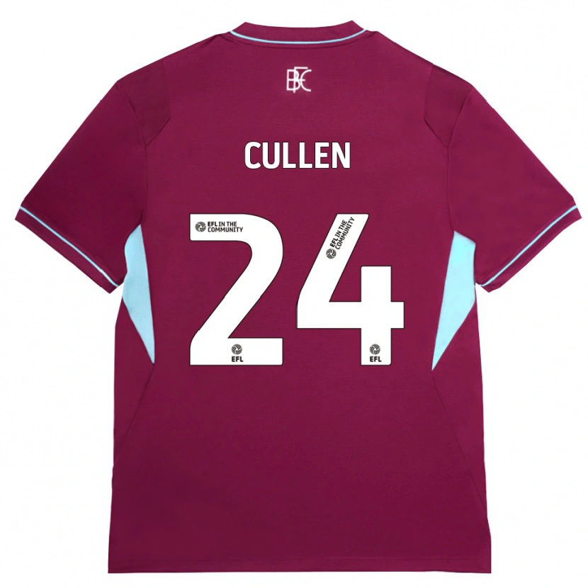Danxen Kobiety Josh Cullen #24 Bordowy Zielony Domowa Koszulka 2026/27 Koszulki Klubowe