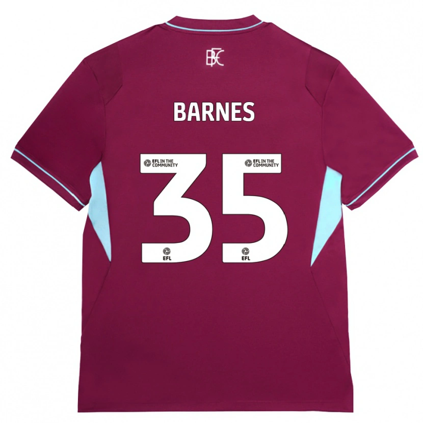 Danxen Kobiety Ashley Barnes #35 Bordowy Zielony Domowa Koszulka 2026/27 Koszulki Klubowe