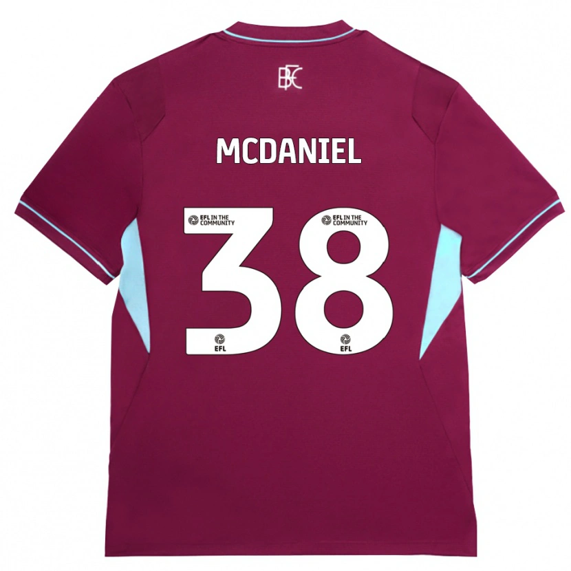 Danxen Kobiety Louise Mcdaniel #38 Bordowy Zielony Domowa Koszulka 2026/27 Koszulki Klubowe