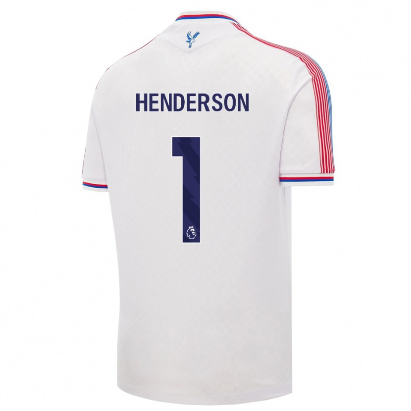 Danxen Kobiety Dean Henderson #1 Biały Czerwony Niebieski Domowa Koszulka 2026/27 Koszulki Klubowe