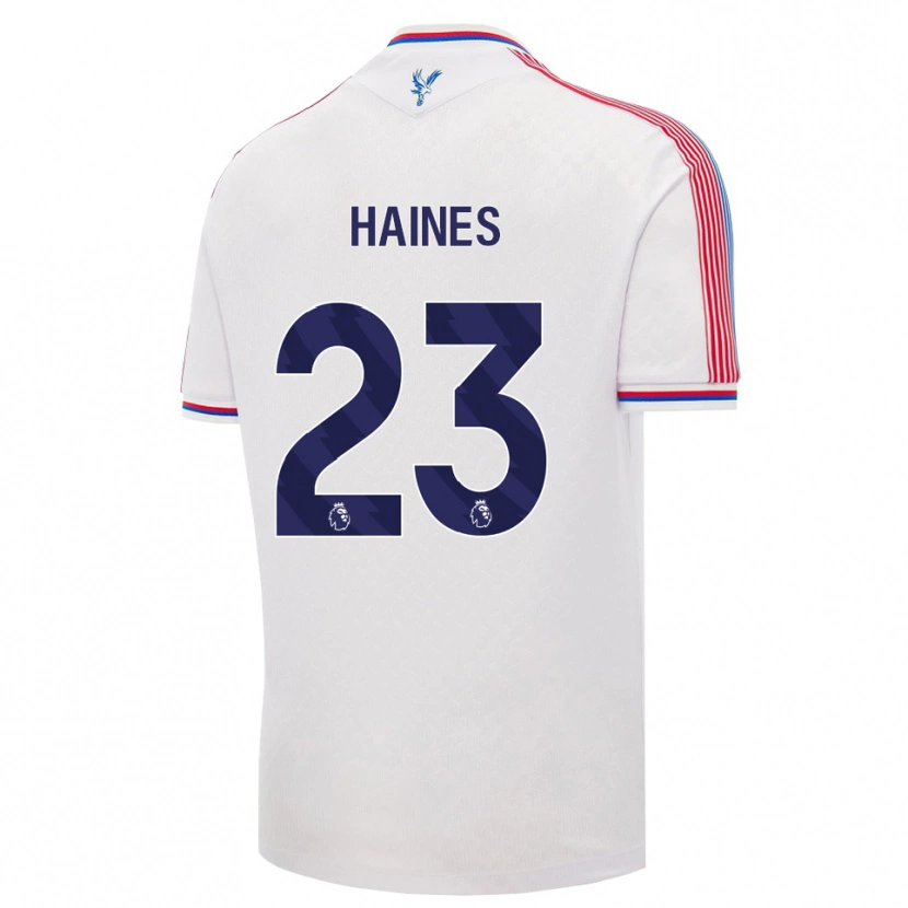 Danxen Kobiety Coral-Jade Haines #23 Biały Czerwony Niebieski Domowa Koszulka 2026/27 Koszulki Klubowe