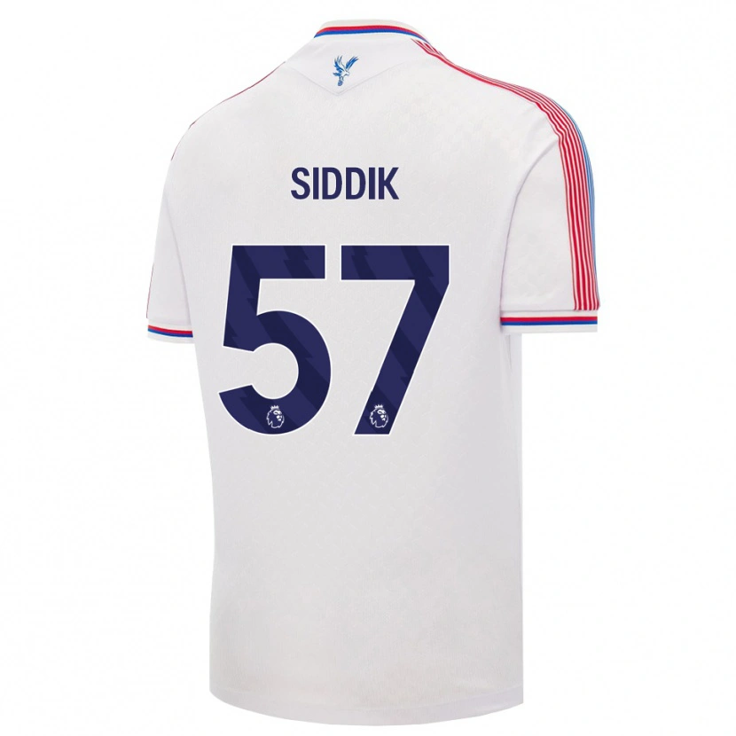 Danxen Kobiety Cardo Siddik #57 Biały Czerwony Niebieski Domowa Koszulka 2026/27 Koszulki Klubowe