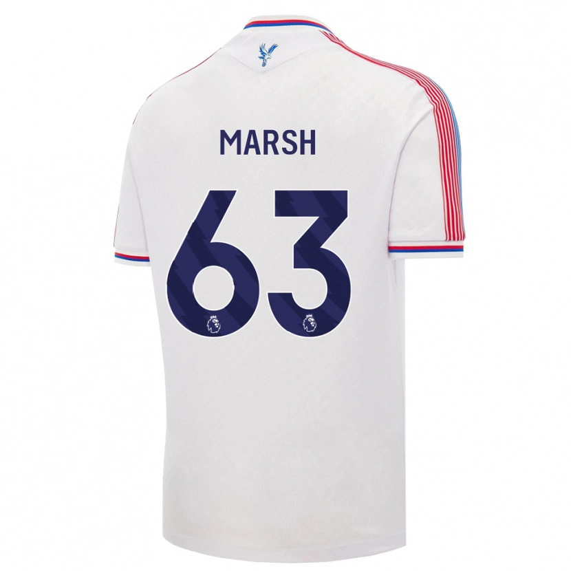 Danxen Kobiety Zach Marsh #63 Biały Czerwony Niebieski Domowa Koszulka 2026/27 Koszulki Klubowe