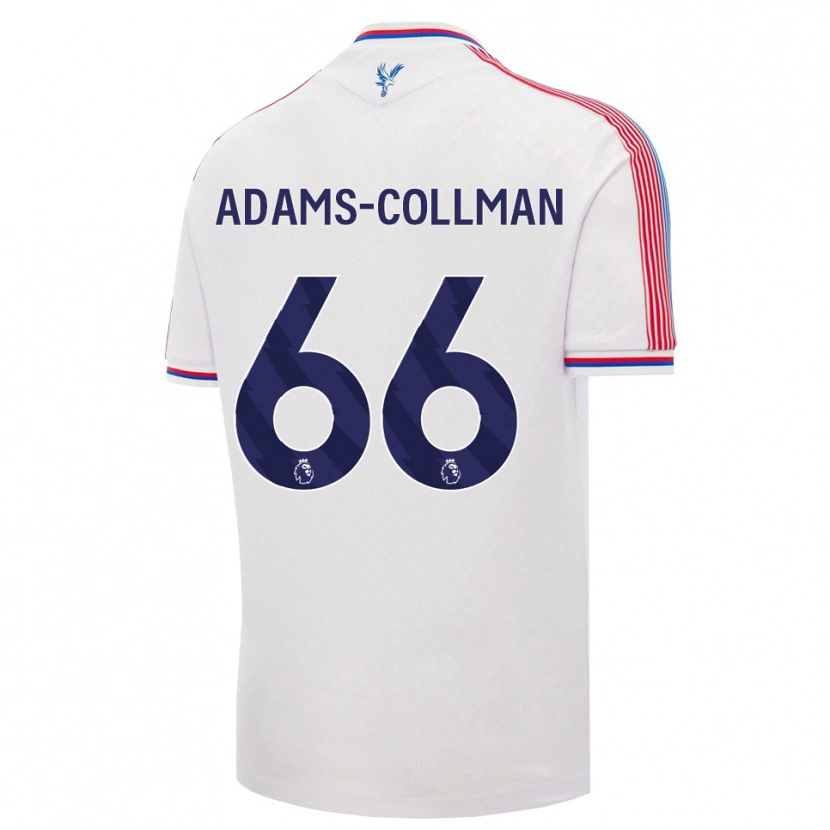 Danxen Kobiety Kai-Reece Adams-Collman #66 Biały Czerwony Niebieski Domowa Koszulka 2026/27 Koszulki Klubowe