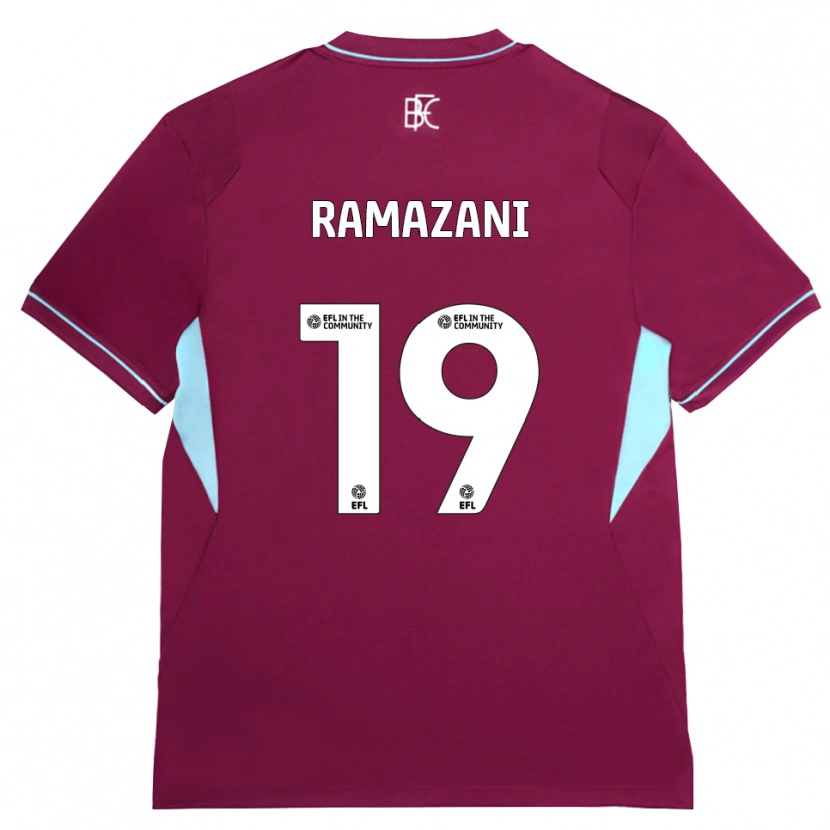 Danxen Kobiety Largie Ramazani #19 Bordowy Zielony Domowa Koszulka 2026/27 Koszulki Klubowe