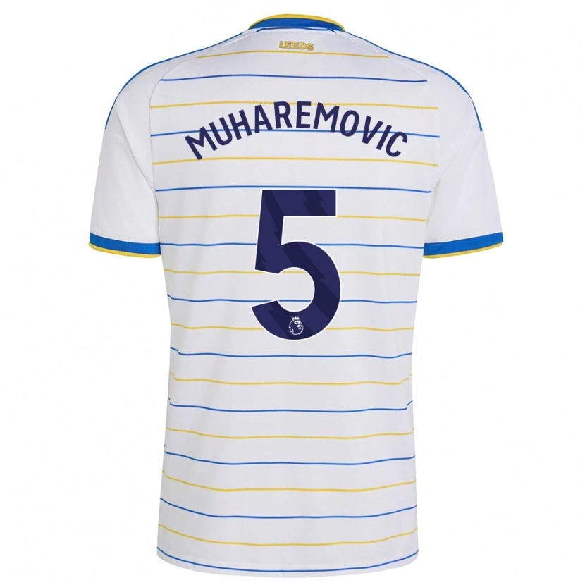 Danxen Kobiety Tarik Muharemović #5 Czerwony Żółty Niebieski Domowa Koszulka 2026/27 Koszulki Klubowe