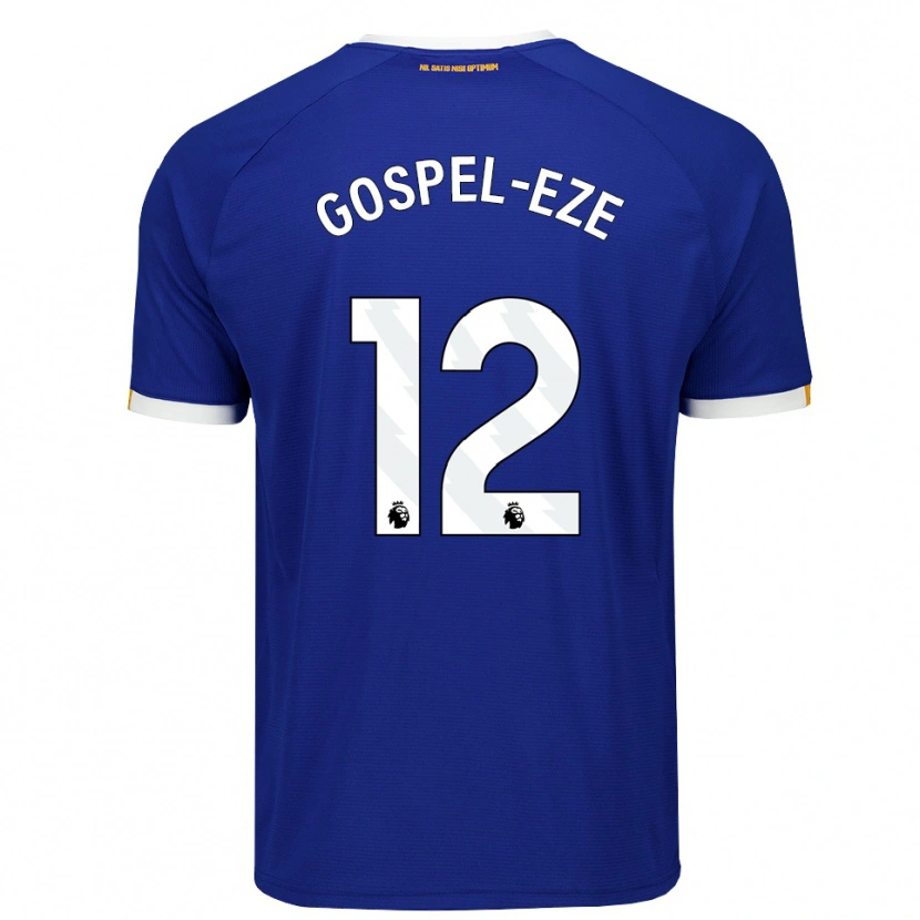 Danxen Kobiety Goodness Gospel-Eze #12 Niebieski Biały Żółty Domowa Koszulka 2026/27 Koszulki Klubowe