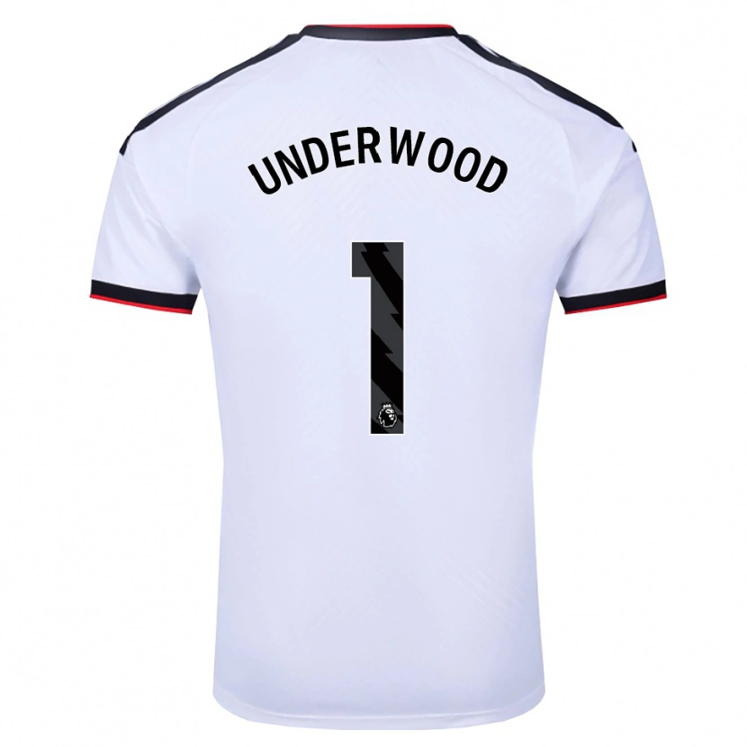 Danxen Kobiety Marco Underwood #1 Biały Czarny Czerwony Domowa Koszulka 2026/27 Koszulki Klubowe