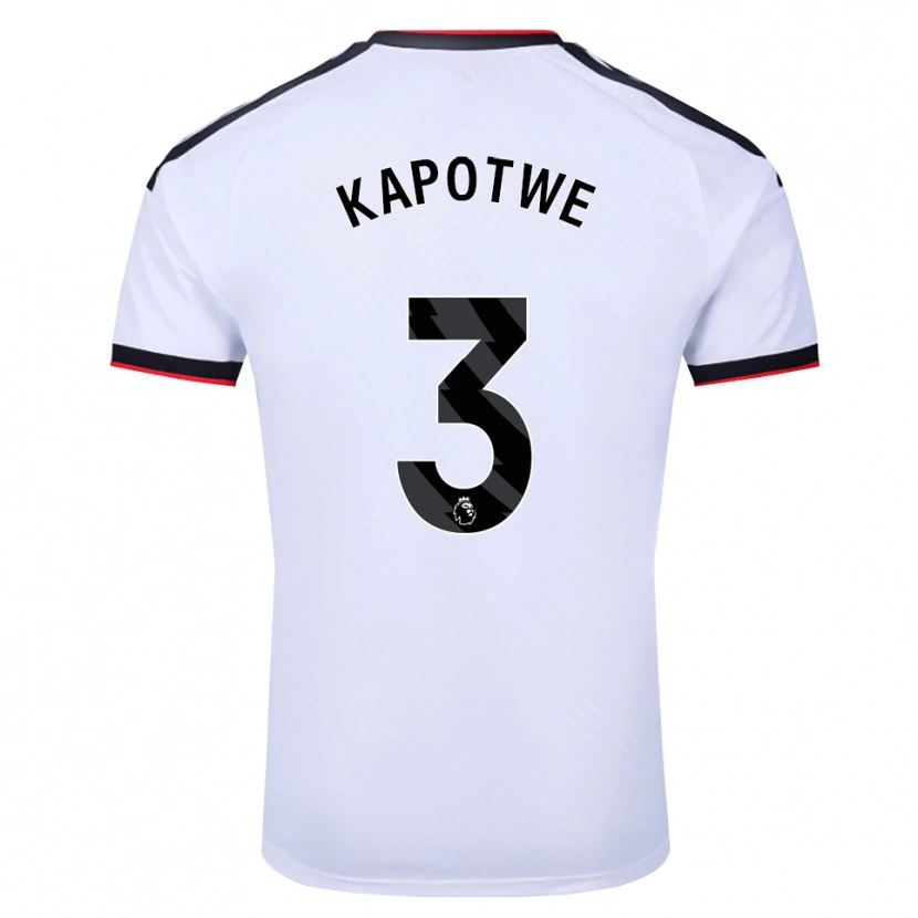 Danxen Kobiety Chase Kapotwe #3 Biały Czarny Czerwony Domowa Koszulka 2026/27 Koszulki Klubowe