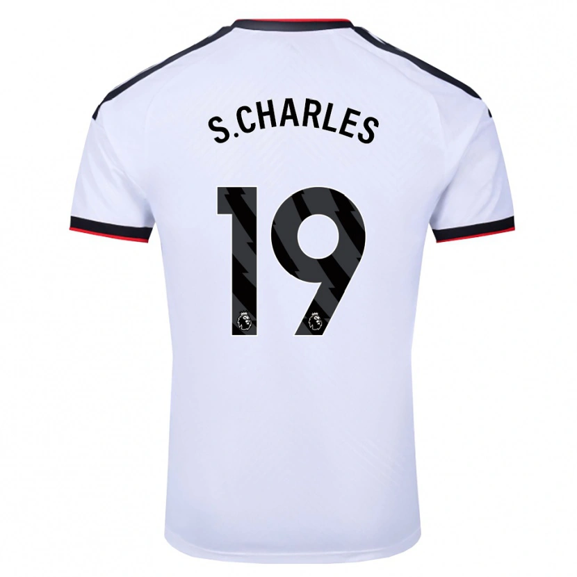 Danxen Kobiety Shea Charles #19 Biały Czarny Czerwony Domowa Koszulka 2026/27 Koszulki Klubowe