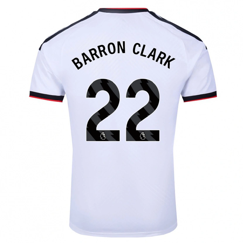 Danxen Kobiety Betty Barron-Clark #22 Biały Czarny Czerwony Domowa Koszulka 2026/27 Koszulki Klubowe
