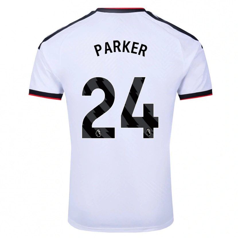 Danxen Kobiety Beau Parker #24 Biały Czarny Czerwony Domowa Koszulka 2026/27 Koszulki Klubowe
