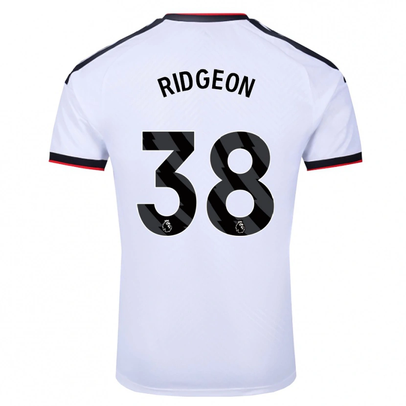 Danxen Kobiety Seth Ridgeon #38 Biały Czarny Czerwony Domowa Koszulka 2026/27 Koszulki Klubowe