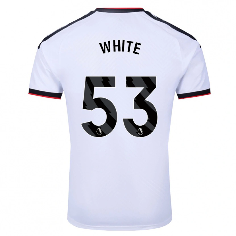 Danxen Kobiety Alfie White #53 Biały Czarny Czerwony Domowa Koszulka 2026/27 Koszulki Klubowe