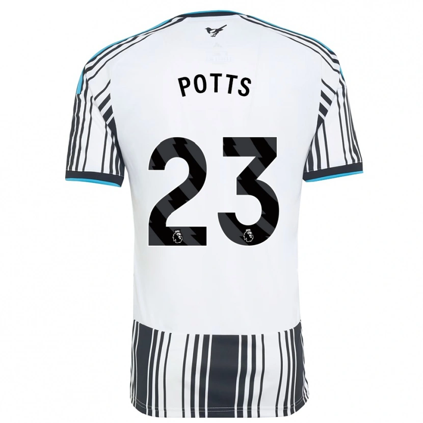 Danxen Kobiety Charlotte Potts #23 Błękitny Czarny Biały Domowa Koszulka 2026/27 Koszulki Klubowe