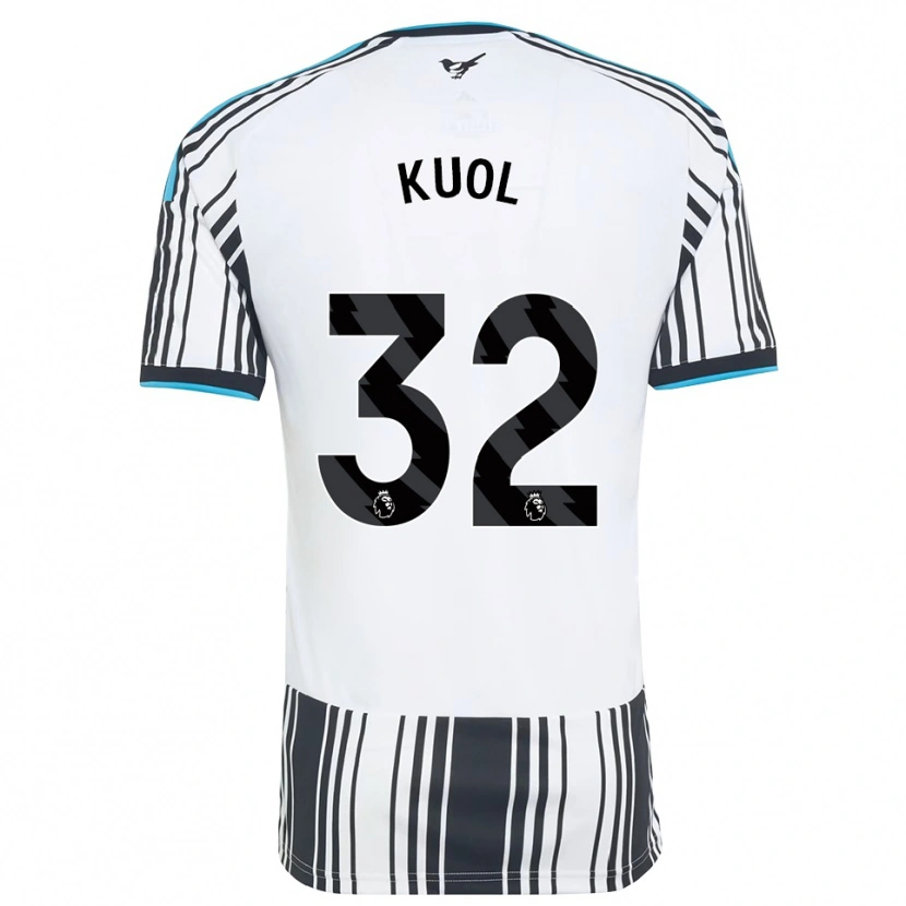 Danxen Kobiety Garang Kuol #32 Błękitny Czarny Biały Domowa Koszulka 2026/27 Koszulki Klubowe