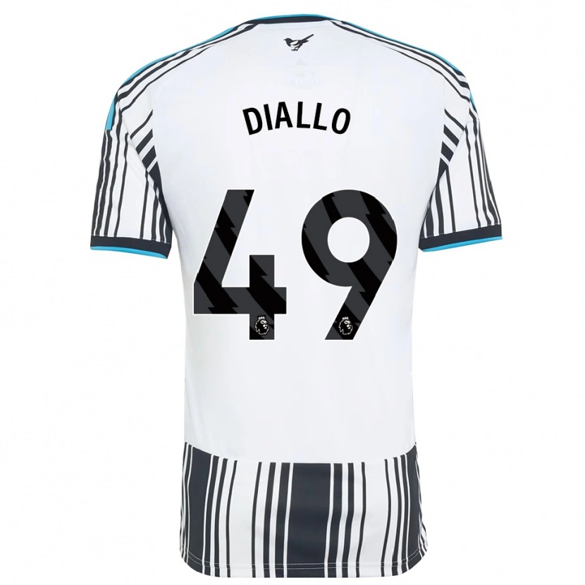 Danxen Kobiety Amadou Diallo #49 Błękitny Czarny Biały Domowa Koszulka 2026/27 Koszulki Klubowe