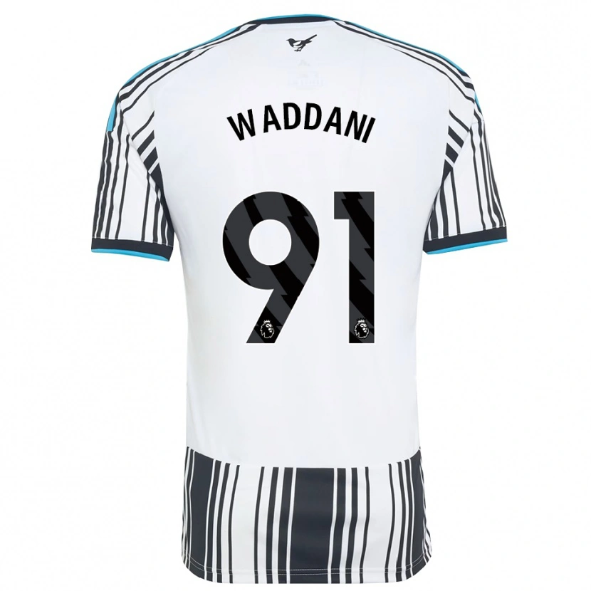 Danxen Kobiety Mohamed Waddani #91 Błękitny Czarny Biały Domowa Koszulka 2026/27 Koszulki Klubowe