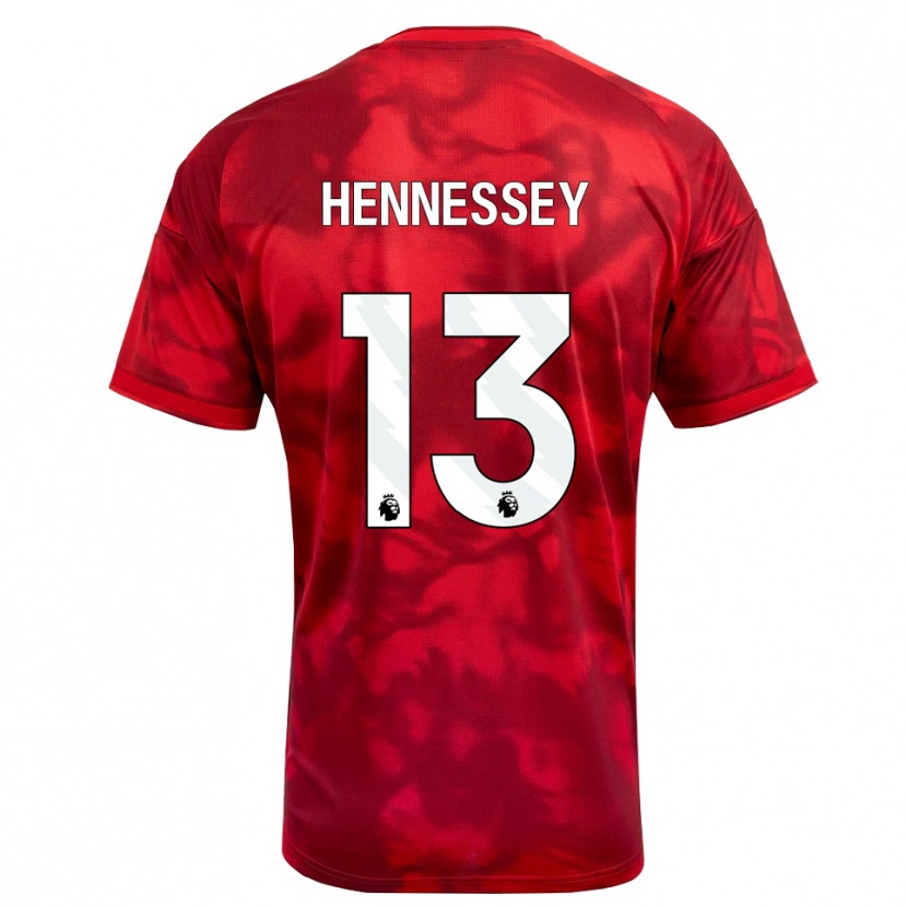 Danxen Kobiety Wayne Hennessey #13 Karmazynowy Biały Domowa Koszulka 2026/27 Koszulki Klubowe