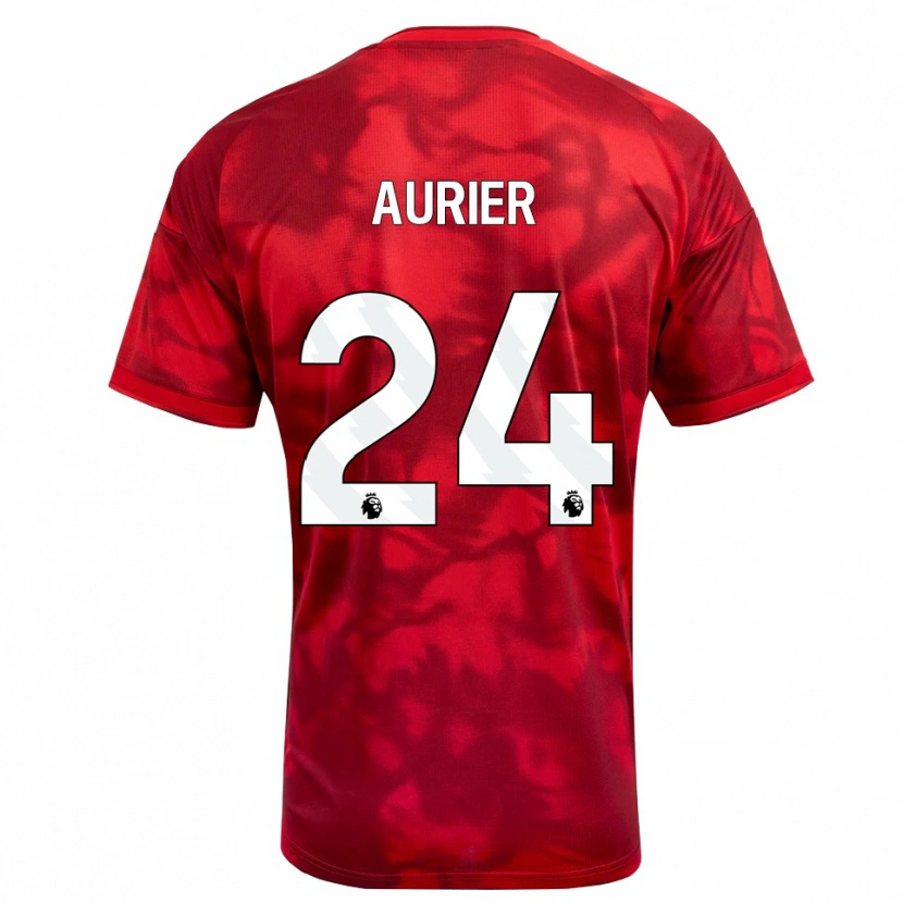 Danxen Kobiety Serge Aurier #24 Karmazynowy Biały Domowa Koszulka 2026/27 Koszulki Klubowe