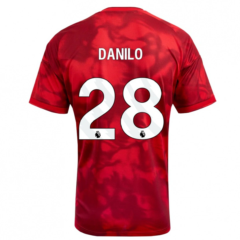 Danxen Kobiety Danilo #28 Karmazynowy Biały Domowa Koszulka 2026/27 Koszulki Klubowe