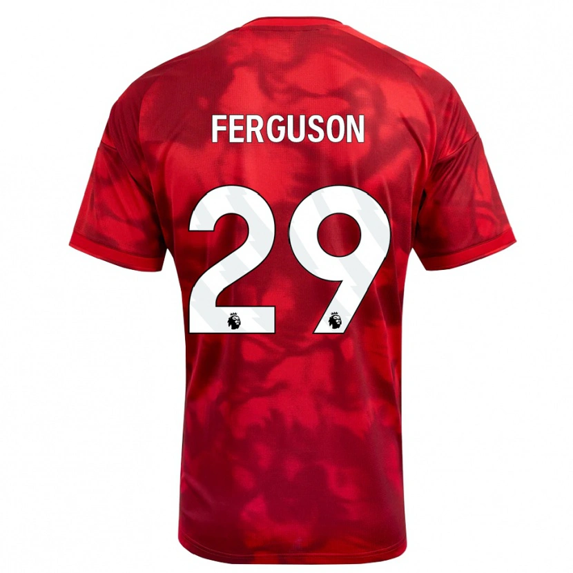 Danxen Kobiety Georgie Ferguson #29 Karmazynowy Biały Domowa Koszulka 2026/27 Koszulki Klubowe