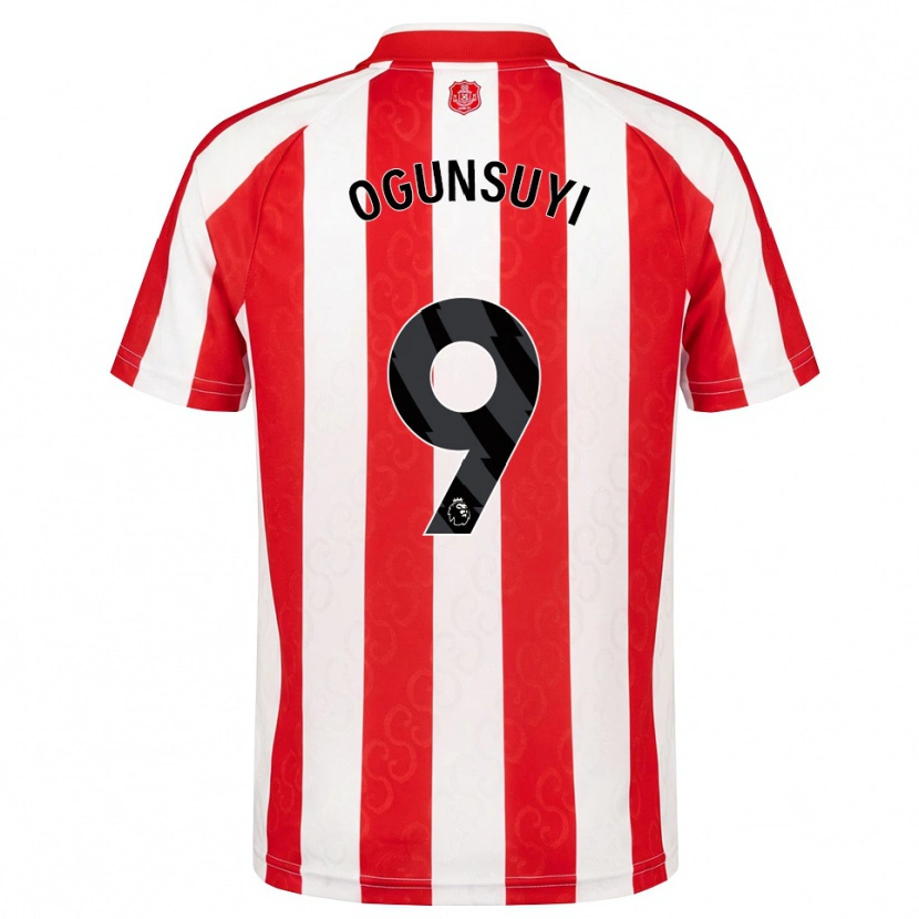 Danxen Kobiety Trey Samuel-Ogunsuyi #9 Czerwony Biały Czarny Domowa Koszulka 2026/27 Koszulki Klubowe