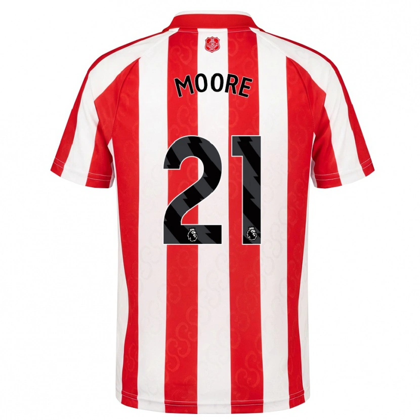 Danxen Kobiety Simon Moore #21 Czerwony Biały Czarny Domowa Koszulka 2026/27 Koszulki Klubowe