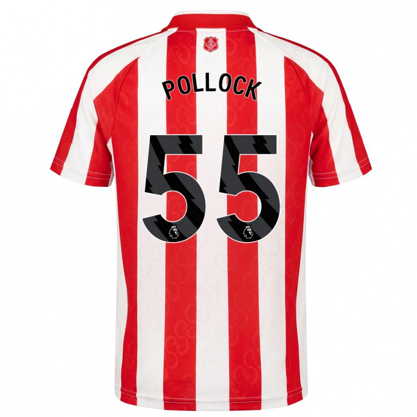 Danxen Kobiety Alfie Pollock #55 Czerwony Biały Czarny Domowa Koszulka 2026/27 Koszulki Klubowe