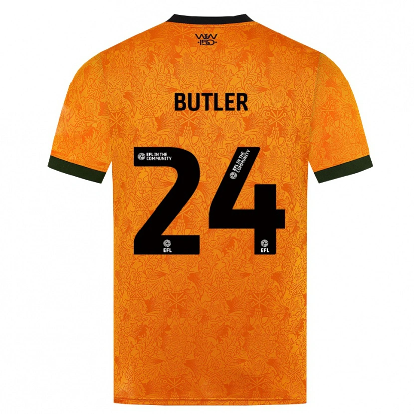 Danxen Kobiety Elli Butler #24 Pomarańczowy Czarny Domowa Koszulka 2026/27 Koszulki Klubowe