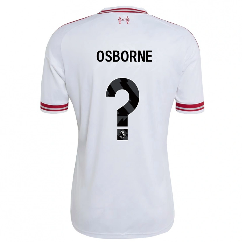 Danxen Kobiety Niall Osborne #0 Czerwony Biały Wyjazdowa Koszulka 2026/27 Koszulki Klubowe