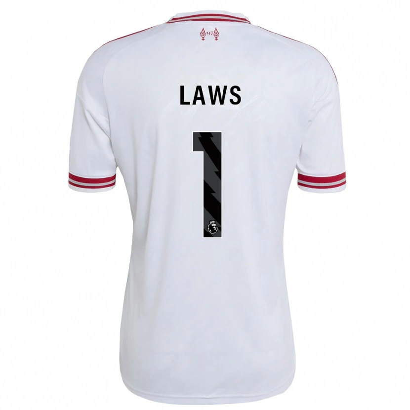 Danxen Kobiety Rachael Laws #1 Czerwony Biały Wyjazdowa Koszulka 2026/27 Koszulki Klubowe