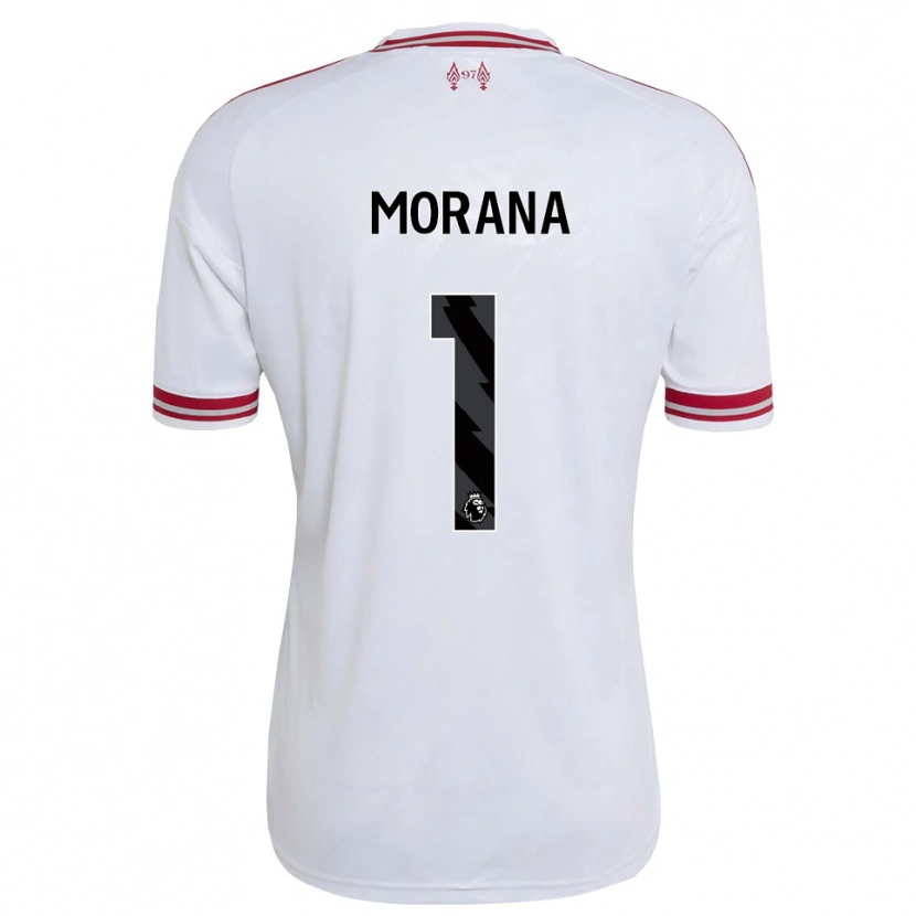 Danxen Kobiety Nathan Morana #1 Czerwony Biały Wyjazdowa Koszulka 2026/27 Koszulki Klubowe