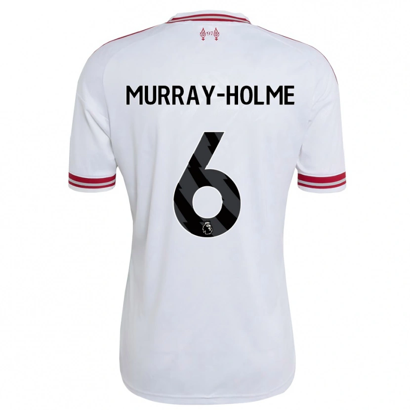 Danxen Kobiety Haydn Murray-Holme #6 Czerwony Biały Wyjazdowa Koszulka 2026/27 Koszulki Klubowe