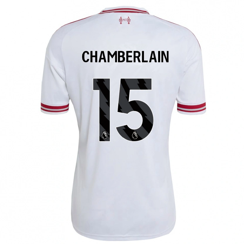 Danxen Kobiety Alex Oxlade Chamberlain #15 Czerwony Biały Wyjazdowa Koszulka 2026/27 Koszulki Klubowe