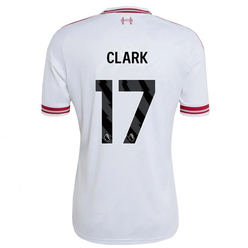 Danxen Kobiety Jenna Clark #17 Czerwony Biały Wyjazdowa Koszulka 2026/27 Koszulki Klubowe