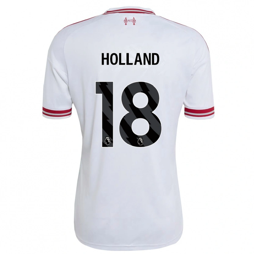 Danxen Kobiety Ceri Holland #18 Czerwony Biały Wyjazdowa Koszulka 2026/27 Koszulki Klubowe
