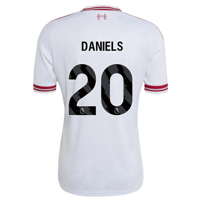 Danxen Kobiety Yana Daniels #20 Czerwony Biały Wyjazdowa Koszulka 2026/27 Koszulki Klubowe