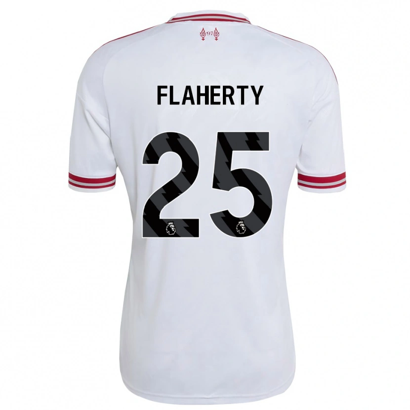 Danxen Kobiety Gilly Flaherty #25 Czerwony Biały Wyjazdowa Koszulka 2026/27 Koszulki Klubowe