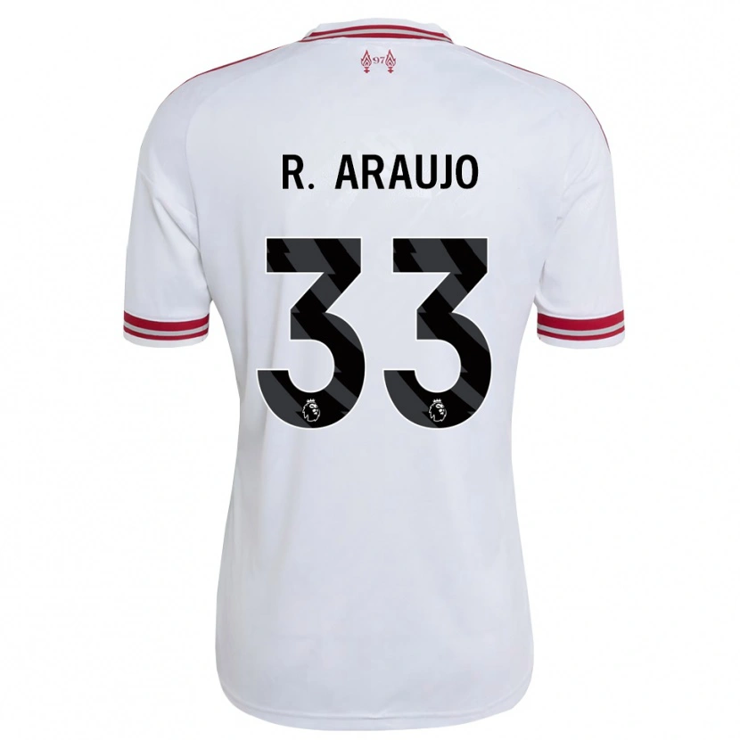 Danxen Kobiety Ronald Araujo #33 Czerwony Biały Wyjazdowa Koszulka 2026/27 Koszulki Klubowe