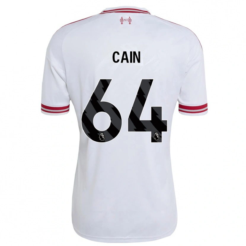 Danxen Kobiety Jake Cain #64 Czerwony Biały Wyjazdowa Koszulka 2026/27 Koszulki Klubowe