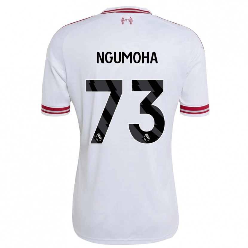 Danxen Kobiety Rio Ngumoha #73 Czerwony Biały Wyjazdowa Koszulka 2026/27 Koszulki Klubowe