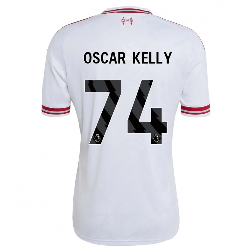 Danxen Kobiety Oscar Kelly #74 Czerwony Biały Wyjazdowa Koszulka 2026/27 Koszulki Klubowe